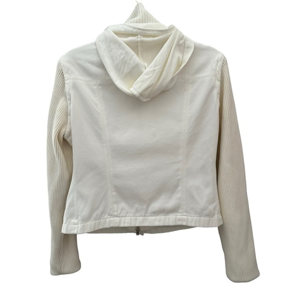 Gentryportofino Women’s Convertible Jacket Size 44 Italy (M) US cream color - Picture 4 of 14